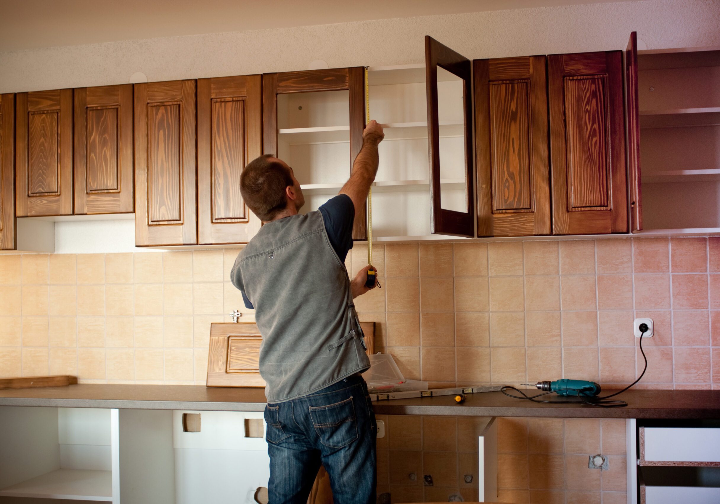 cabinet installation kitchen remodeling tulsa carpentry custom cabinetry